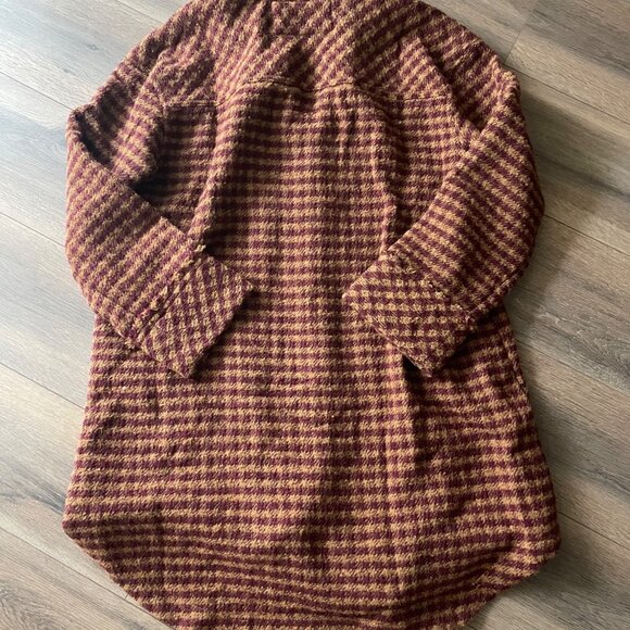 Free People Get Around Houndstooth Shirt Jacket - Picture 4 of 6